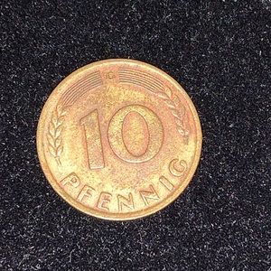 1949 Pfennig Coin